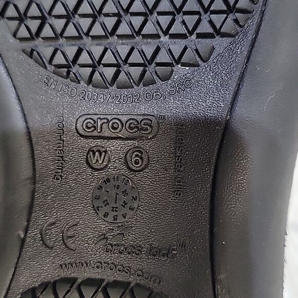 CROCS Kadee Black Flats, Women's Size 6 - Picture 8 of 11